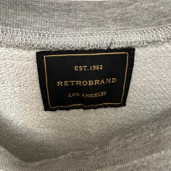 Free People Copenhagen Classic Crew Sweatshirt; distressed style; gently used - Picture 3 of 3